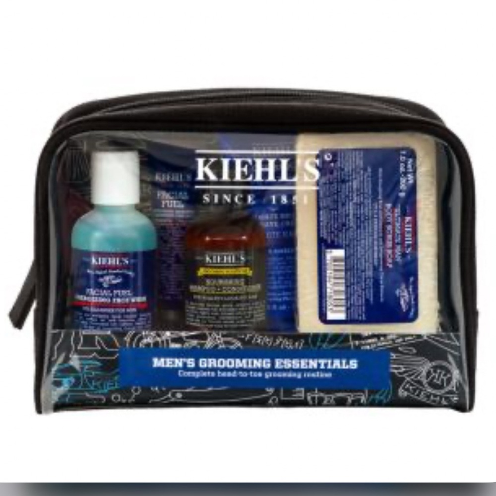 NEW Kiehl's Since 1851 Men's Grooming Essentials Gift Set 6 Piece